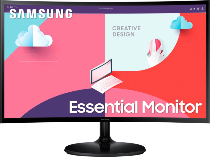 Монитор Samsung 23.8" S24C360EAI черный VA LED 16:9 HDMI матовая 250cd 178гр/178гр 1920x1080 75Hz FreeSync VGA FHD 3.1кг LS24C360EAIXCI