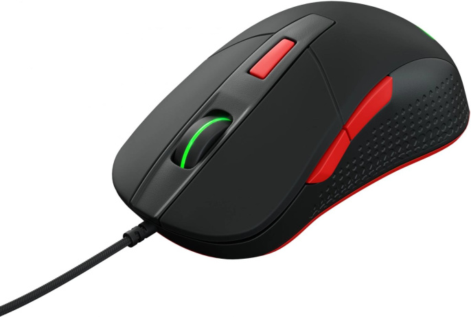 Мышь GMNG 720GM черный/красный оптическая 3200dpi USB для ноутбука 6but 1620711