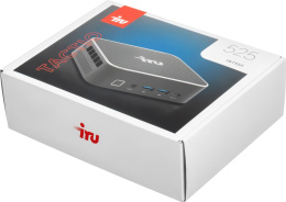 Неттоп IRU Tactio 323 Ryzen 3 3300U 2.1 8Gb SSD256Gb RX Vega 6 без ОС GbitEth WiFi BT 120W черный RUS 2164799