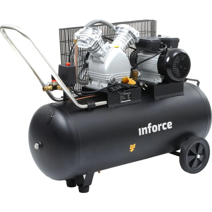 Ременной компрессор (100 л; 10 бар; 510 л/мин) Inforce BCX-100L 04-06-31