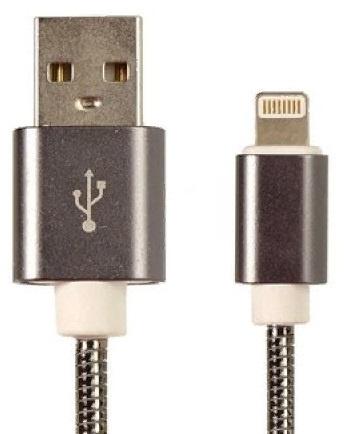  Кабель Premier 6-703M2 1.0BK USB m -Lightning m 1м черный пакет