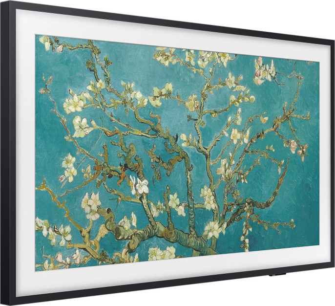 Телевизор QLED Samsung 32" QE32LS03CBUXRU The Frame черный/серый FULL HD 60Hz DVB-T2 DVB-C DVB-S2 USB WiFi Smart TV RUS