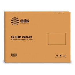 Доска магнитно-маркерная Cactus CS-MBD-90X120 белый 90x120см
