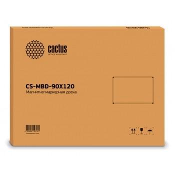 Доска магнитно-маркерная Cactus CS-MBD-90X120 белый 90x120см
