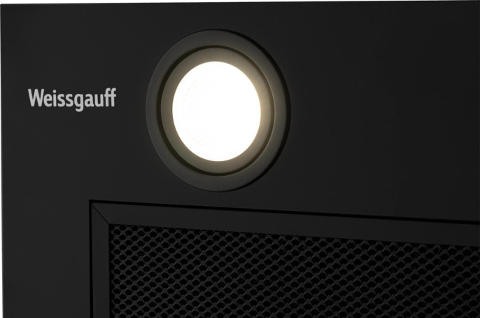 Вытяжка встраиваемая Weissgauff Box 850 PB Black Edition черный управление: кнопочное 1 мотор