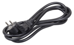 Шнур питания ITK (PC-C13D-2M) C13-Schuko проводник.:3x1.5мм2 2м 230В 10А черный