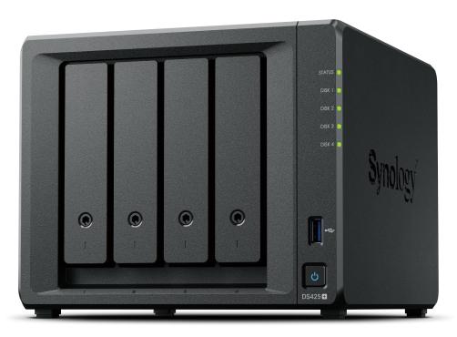 Платформа СХД Synology DS425+ 4 Bay 2xM.2 2.5GLAN 1GLAN 2GB Max.10GB DDR4 2xUSB