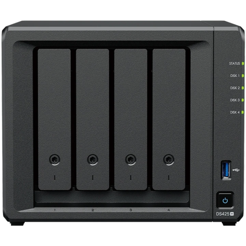 Платформа СХД Synology DS425+ 4 Bay 2xM.2 2.5GLAN 1GLAN 2GB Max.10GB DDR4 2xUSB
