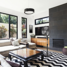 Вентилятор напольный Ballu BFF-815,  черный