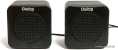 Акустическая система Dialog AC-01UP BLACK - aкустические колонки 2.0, 1W RMS, питание от USB
