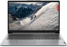 Ноутбук Lenovo IdeaPad 1 15AMN7 82VG00UAIN 15.6" 1920 x 1080, IPS, 60 Гц, AMD Ryzen 5 7520U, 8 ГБ LPDDR5, SSD 512 ГБ, видеокарта встроенная, без ОС, цвет крышки серый, аккумулятор 42 Вт·ч, цвет корпуса серый, лазерная гравировка клавиатуры