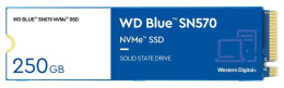 SSD накопитель WD Blue SN570 WDS250G3B0C 250ГБ, M.2 2280, PCIe 3.0 x4, NVMe, M.2