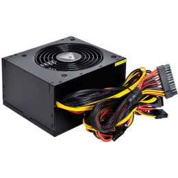 Блок питания Montech 650W BETA 650 MNT-B650-B / APFC 100-240V / ATX12V 2.31 / 80+ Bronze / 12V 54А / PWM 120mm FDB / 20+4 MB + 2* 4+4 GPU + 6 SATA + 3 Molex / не модульное подключение кабелей