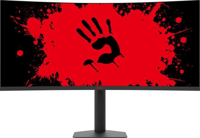 Монитор Bloody 39.7" MN2X черный VA LED 1ms 21:9 Ultrawide HDMI M/M матовая HAS 400cd 178гр/178гр 5120x2160 180Hz G-Sync FreeSync DP 5K USB 11.1кг