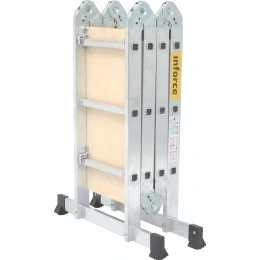 Лестница-трансформер с помостом 4x3 ступени Inforce ЛП-Т-4-3-П