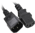 Кабель питания ExeGate Special EC-3S-C13->C14/3x0.5 (C13->C14, 3*0.5mm2, CCA, черный, 3м) ES280989RUS