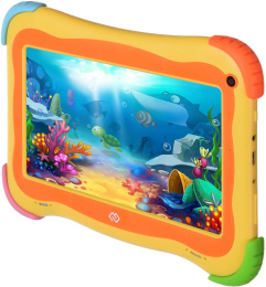 Планшет Digma Optima Kids 7 RK3126C 1.2 4C RAM1Gb ROM16Gb 7" IPS 1024x600 Android 8.1 разноцветный 2Mpix 0.3Mpix BT WiFi microSD 128Gb 2500mAh