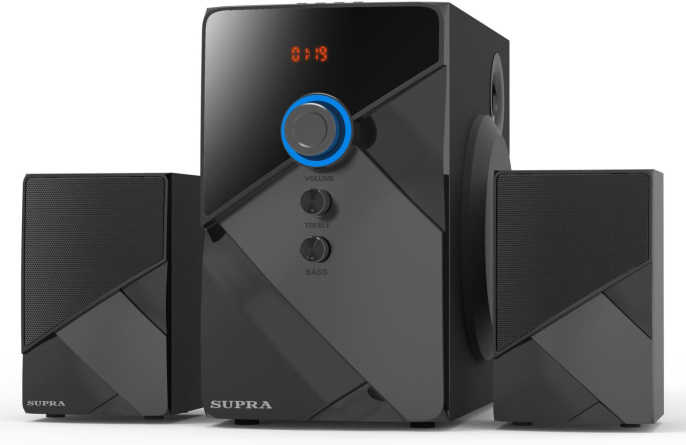 Минисистема Supra SMB-290 черный 60Вт FM USB BT SD