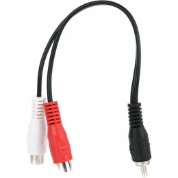 Кабель-разветвитель Telecom, 1RCA M - 2RCA F TAV4954-0.2M