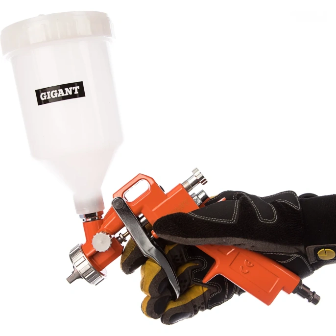 Краскораспылитель (сопло 1,5 мм; бачок 0,6 л, НVLP) Gigant SP 178