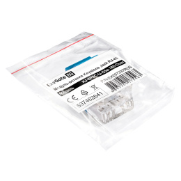 Модуль-вставка Keystone Jack RJ-45 ExeGate KJ-8P8C-U-C5e-180-Dual (Кат.5e, неэкранированная, 180 градусов, IDC Krone/110) EX297337RUS