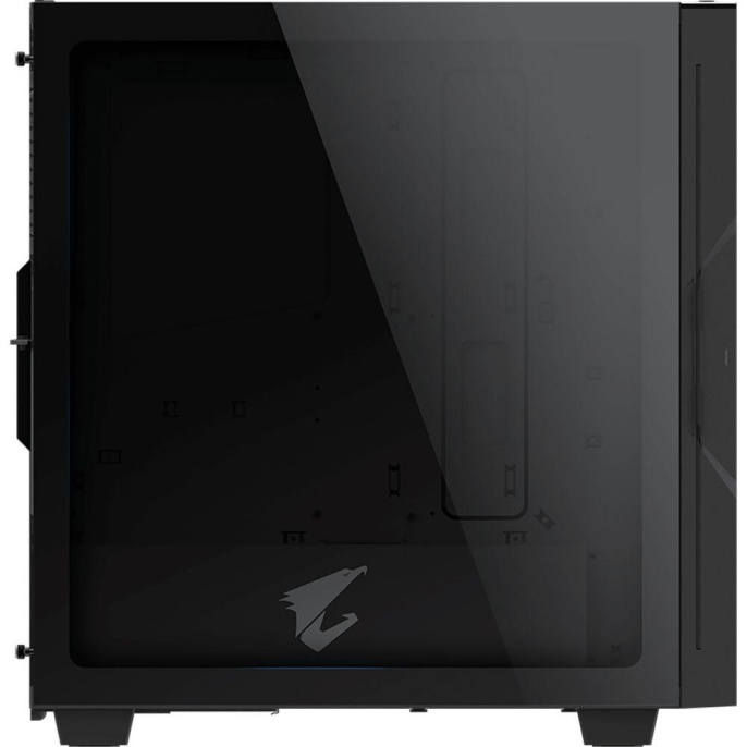 Корпус Gigabyte AORUS C300 Glass MidTower, ATX, USB-C x1, USB3.0 x2, Audio I/O, GPU:400mm, Black, TG 551223 GB-AC300G