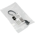Cablexpert Кабель интерфейсный SATA Sata3 7pin / 7pin, угловой, защелка, 30см, черный, пакет CC-SATAM-DATA90-BL-30CM