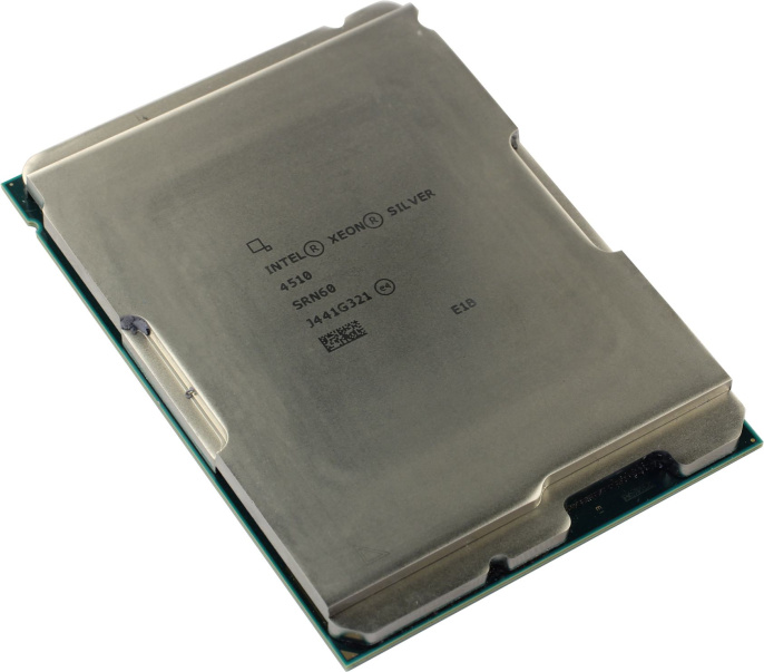 Процессор DELL Intel Xeon Silver 4510 2.4G, 12C/24T, 16GT/s, 30M Cache, Turbo, HT 150W DDR5-4400 analog SRN60/PK8071305554300, с разборки, без ГТД (338-CPCH)