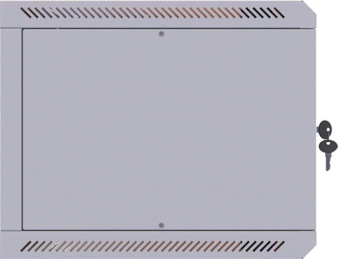 Шкаф коммутационный SUPRLAN ТВЛ-6U-600-350-СР 05-1060 настенный,  стеклянная передняя дверь,  6U,  600x360x350 мм