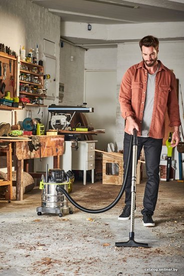 ONE + / Пылесос строительный RYOBI R18WDV-0 без батареи
