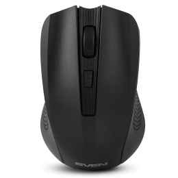 Беспроводная мышь SVEN RX-400W чёрная 3+1кл. 600/1000/1400DPI, блист (SV-014674)