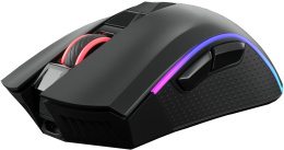 Мышь беспроводная GMNG GG-MS400WO, игровая, радио, оптическая, USB, 10000dpi, черный [1899942]