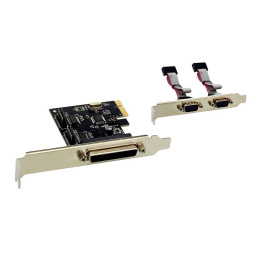Контроллер ExeGate EXE-303 PCI-E x1 v1.1, 2*COM port + 1*LPT, WinChipHead Chipset WCH382L EX281226RUS