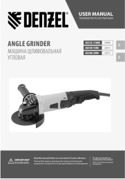 Углошлифовальная машина Denzel AG125-1100A 1100Вт 11000об/мин рез.шпин.:M14 d 125мм 26908