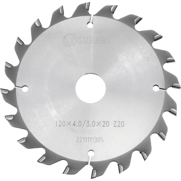 Диск пильный пазовый DIA 120x20x4/3 мм, z20 WZ KDT Surrey TL26006