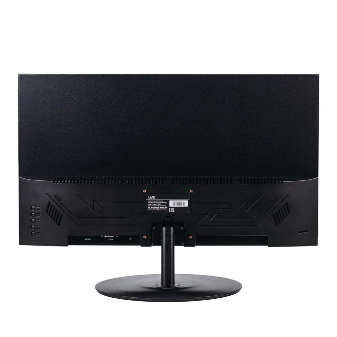 Монитор Lime E215A 21.5" Black VA, 1920x1080, VGA+HDMI, 6.5 ms, 178°/178°, 250 cd/m, 3000:1, 75Hz, внутр. БП, VESA 100, Flat