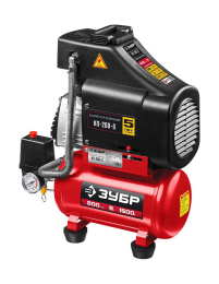 Компрессор поршневой ЗУБР КП-200-6 Н6 безмасляный