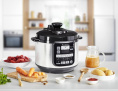 Мультиварка-скороварка Moulinex CE620D32 5л 1000Вт серебристый/черный