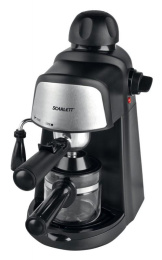 Кофеварка Scarlett SC-037, рожковая, черный