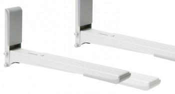 Кронштейн Holder MWS-2003, для СВЧ, настенный, макс. 40кг, белый