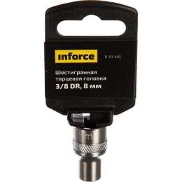 Головка торцевая шестигранная (8 мм; 3/8DR) Inforce 11-01-465