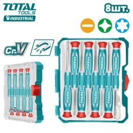 Набор отверток прецизионных TOTAL THT250826 8 шт