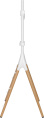Подставка для телевизора Cactus CS-ST1247WTBCH белый/береза 49"-70" макс.40кг напольный