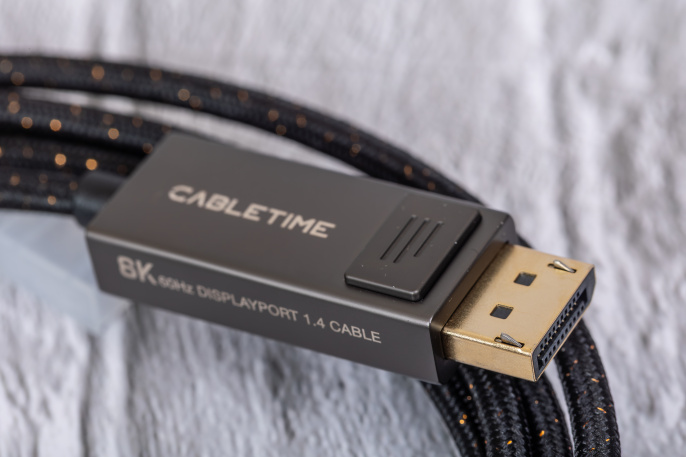 Кабель CABLETIME CD12L (CT-DP8K-ZG2) 2 м, 8K 60 Гц Displayport 1.4 4K 144 Гц 10 футов для компьютера PS4
