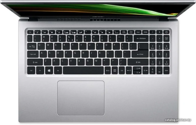 Ноутбук Acer Aspire 3 A315-35 NX.A6LER.01H 15.6" 1920 x 1080 матовый , Intel Pentium Silver N6000 1 100 МГц , 8 ГБ DDR4 , 512 ГБ SSD , встроенная, привод: нет, серебристый
