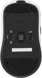 Мышь беспроводная Royal Kludge M3 Panda USB/2.4 GHz/Bluetooth полноразмерная, для ПК/для компьютеров Apple, проводная USB/проводная USB Type-C/беспроводная радио/Bluetooth, сенсор оптический 26000 dpi, 6 кнопок, колесо