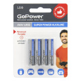 Батарейка GoPower LR03 AAA BL4 Alkaline 1.5V 4/48/576 00-00015602