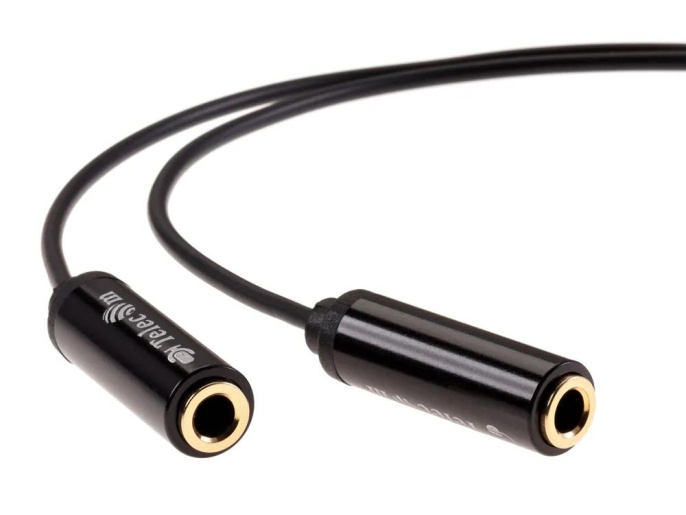 Кабель-адаптер 3.5ST M /2*3.5 ST F , 0.2м, Telecom PRO TAV204M-0.2M