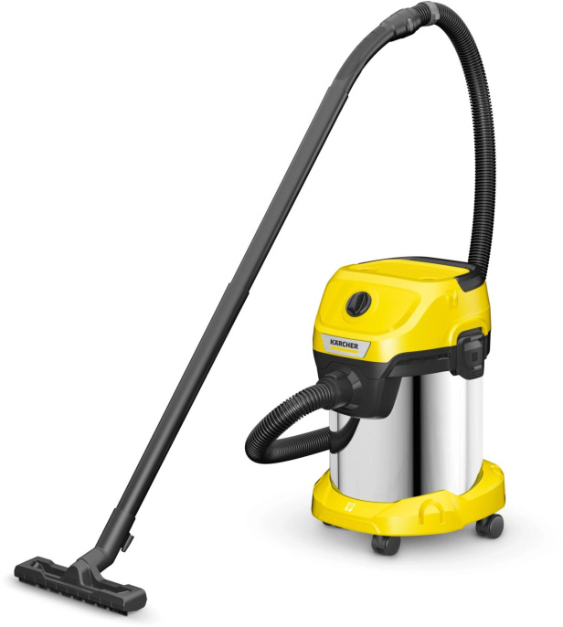 Строительный пылесос Karcher WD 3 S V-17/4/20, желтый [1.628-135.0]