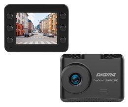 Видеорегистратор Digma FreeDrive 215 Night FHD, черный